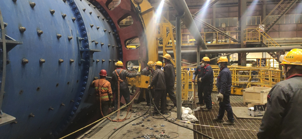 安裝公司完成金冠銅業(yè)選礦月修任務(wù) 安裝公司完成金冠銅業(yè)選礦月修任務(wù)