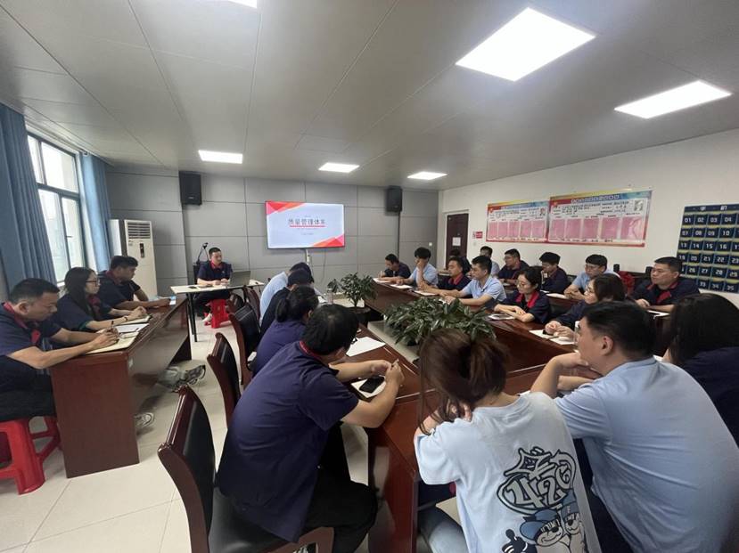 建材公司開展QC管理、質(zhì)量管理知識培訓(xùn)