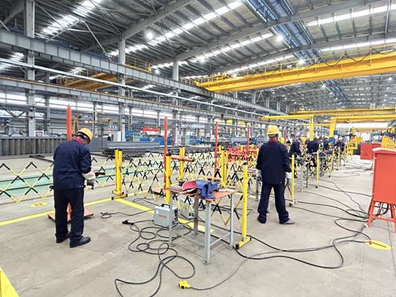 公司舉辦電焊工、電工技術(shù)比武