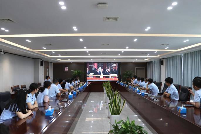 公司組織收看紀(jì)念中國人民抗日戰(zhàn)爭暨世界反法西斯戰(zhàn)爭勝利80周年大會(huì) 公司組織收看紀(jì)念中國人民抗日戰(zhàn)爭暨世界反法西斯戰(zhàn)爭勝利80周年大會(huì)